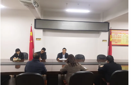 市委组织部刘鹏飞科长一行调研指导广元职高党建基地建设