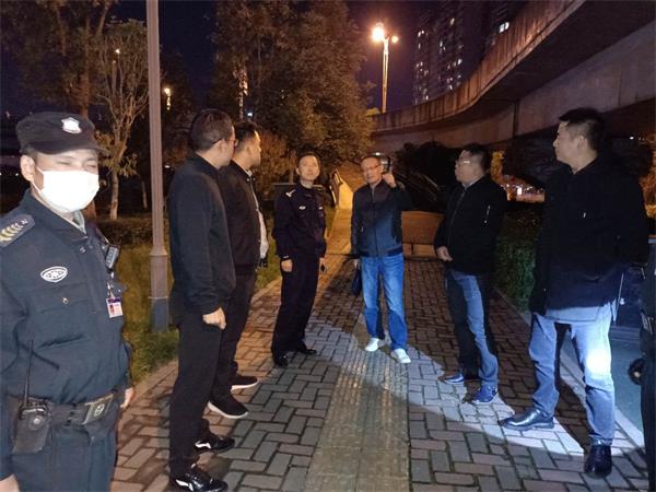 开展园区联动巡防 警校协作保护平安