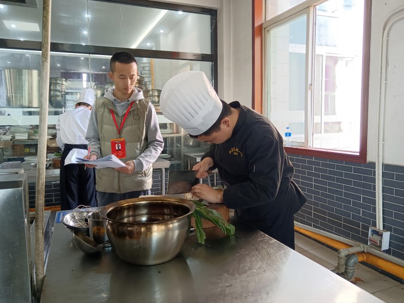 广元职高举行2023年学生职业技能等级认定考试